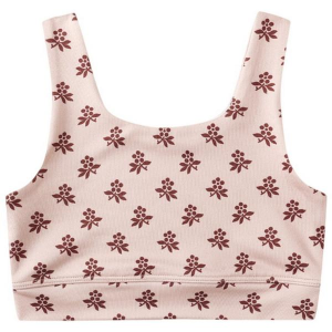 Girls' Rylee + Cru Swift Sports Bra 4/5 Blush Fleur