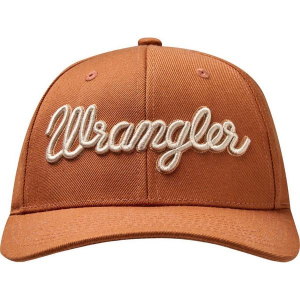 Wrangler Rope Snapback Hat One Size Burnt Orange
