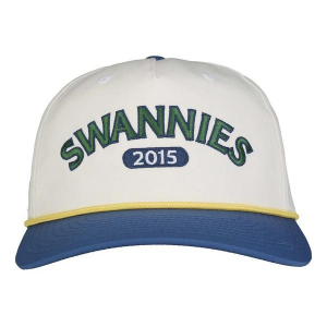 Kids' Swannies Golf Bower Snapback Hat One Size White
