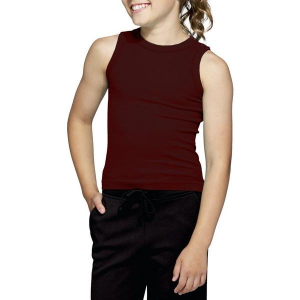 Girls' Fornia Ribbed Crew Neck Tank Top L/XL Purple