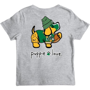 Kids' Puppie Love Mascot T-Shirt Medium Green/Yellow