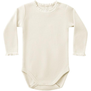 Rylee + Cru Waffle Onesie Baby 18/24 mo. Natural