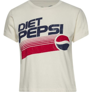 Women's Goodie Two Sleeves Diet Pepsi Baby T-Shirt Small White