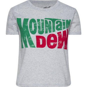 Women's Goodie Two Sleeves Mountain Dew Classic T-Shirt XLarge Grey Heather