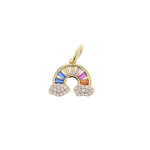 Women Lotus Jewelry Studio Crystal Rainbow Charm