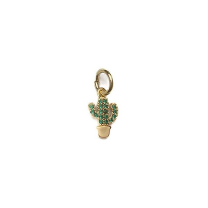 Women Lotus Jewelry Studio Crystal Cactus Charm
