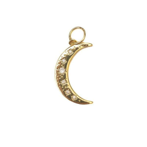 Women Lotus Jewelry Studio Crescent Moon Charm