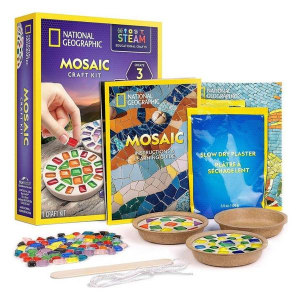 Kids' National Geographic Mosaic Craft Kit