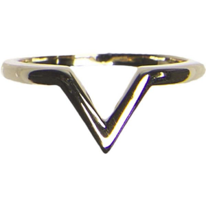 Women's Layers V Ring Gold