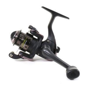 Clam Voltage Right/Left Spinning Ice Fishing Reel Black