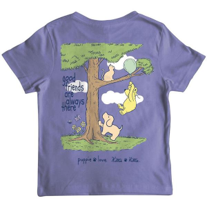 Kids' Puppie Love Balloon Friends T-Shirt Large Violet