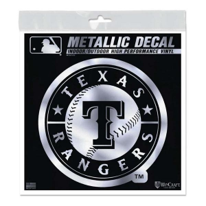 Wincraft Texas Rangers Metallic Decal