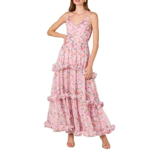 Women's ASTR The Label Ayanna Midi Dress XSmall Pink Floral