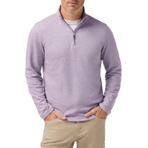 Men's Mizzen+Main KPI 1/4 Zip Pullover Medium Purple Dusk