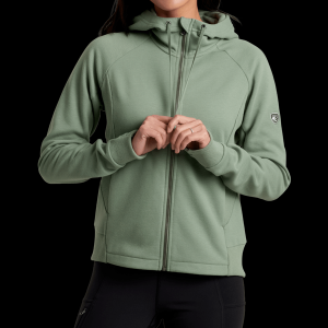 Women's Kuhl Karisma Full Zip Hoodie Medium Slate Green