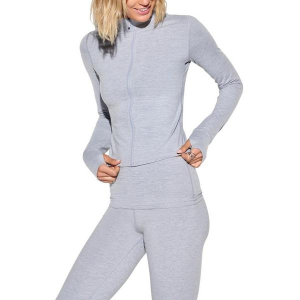 Women's Spiritual Gangster HeatherLuxe Elliot Jacket Small Light Heather Grey