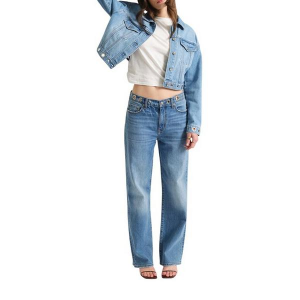 Women's Daze Denim 1999 Slouch Relaxed Fit Wide Leg Jeans No Rules 27 32