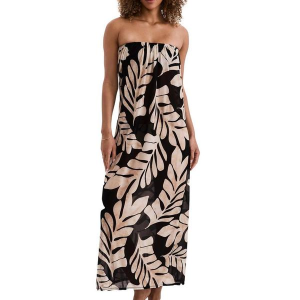 Women's Mimi Flamingo Ariel Cowl Back Maxi Dress Swim Cover Up Medium Sonder