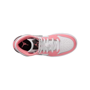 Kids' Air Jordan 1 Mid Sneakers Big 5 Regular Pink Gaze/Black-White