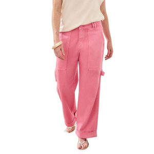 Women's Tribal Audrey Carpenter Straight Jeans Dark Rose Silk 6 28
