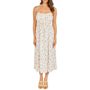 Women's Sadie And Sage Bouquet Midi Dress Small White Multi