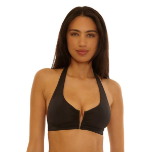 Women's Becca Viviana Color Code Swim Bikini Top Contemporary Medium Black