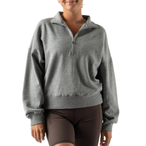 Women's rabbit Go-To Long Sleeve 1/4 Zip Small Grey Heather HTR