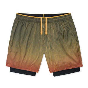 Men's Chubbies Crinkle Ultimate Training Shorts Large The Mango Tangos