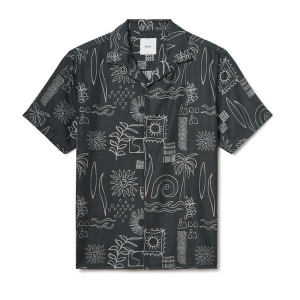 Men's Katin Habitat Button Up Shirt Large Black Wash