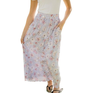 Women's Mikarose Elastic Waist Skirt XLarge Orchid Whisper