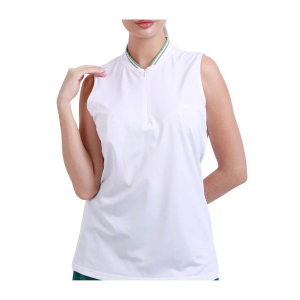 Women's Swannies Golf Ashley Sleeveless Polo XLarge White