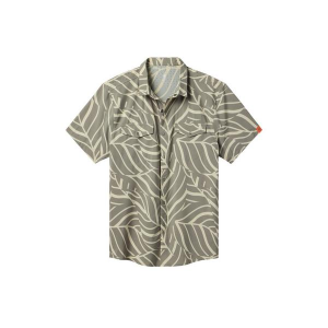 Men's rabbit Low Tide Button Up Shirt Medium Mojve Leaf