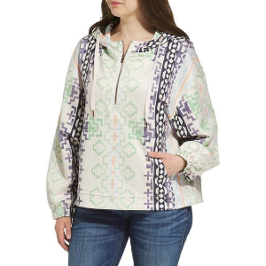 Women's Hooey Mazatlan 1/2 Zip Pullover XLarge Aztec Cream