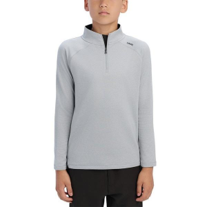 Boys' UNRL Interlock Long Sleeve 1/4 Zip Medium Heather Grey