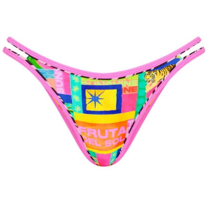 Women's Kulani Kinis Double Bind Twin Strap Swim Bottoms Juniors Medium Sun Honey