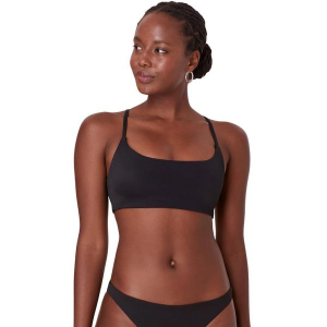 Women's Andie Swim The Maui Swim Bikini Top Contemporary Large Black
