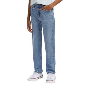 Boys' abercrombie kids Classic Relaxed Fit Straight Jeans Rizz 7/8