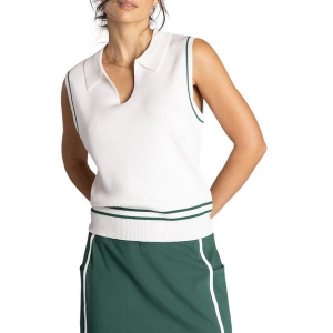 Women's Thread & Supply Maggie Collared Tank Top XSmall Ivory Forest