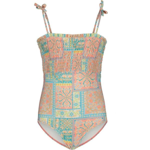 Girls' Billabong Take It Back One Piece Swimsuit 14 Desert
