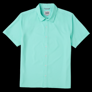 Men's Party Pants Whatta Croc Magic Weekender Button Up Shirt 2XLarge Mint