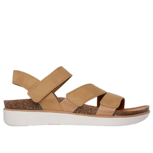Women's Skechers Lifted Sandals 9 Chestnut