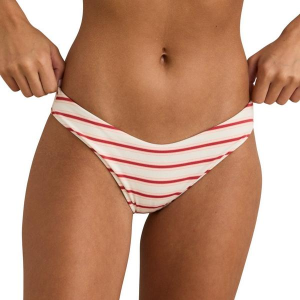 Women's Rhythm Tami Stripe Swim Bottoms Juniors Medium Red