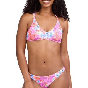 Women's Jolyn Alex Swim Bikini Top Sporty Medium Orchids Ribbed