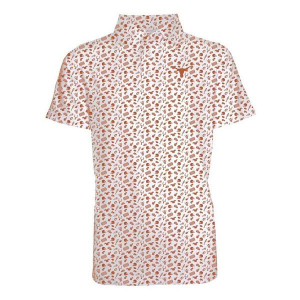 Texas Longhorns Garb Tom Kids' Polo Medium Orange
