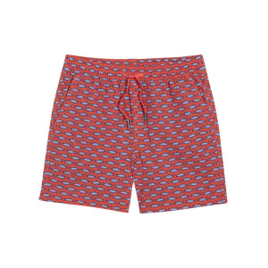 Boys' Fair Harbor Bungalow Swim Trunks Large Orange Tuna
