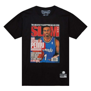 Orlando Magic Penny Hardaway SLAM Cover Mitchell and Ness T-Shirt Large Black