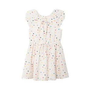 Girls' Mabel + Honey Confetti Cutie Dress 5 White