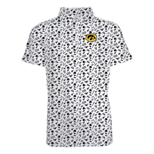 Iowa Hawkeyes Garb Tom Toddler Polo 4T White