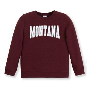 ZooZatZ Girls' Montana Grizzlies Fleece Crew