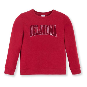 ZooZatZ Girls' Oklahoma Sooners Fleece Crew